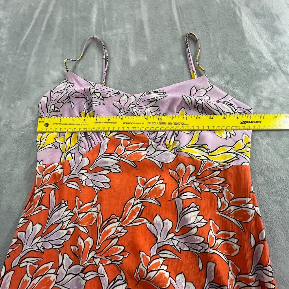 FARM Rio Orange and Lavender Floral Maxi Dress - Picture 6 of 11